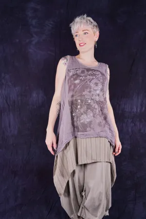 1196 Linen Tank Shantung-P