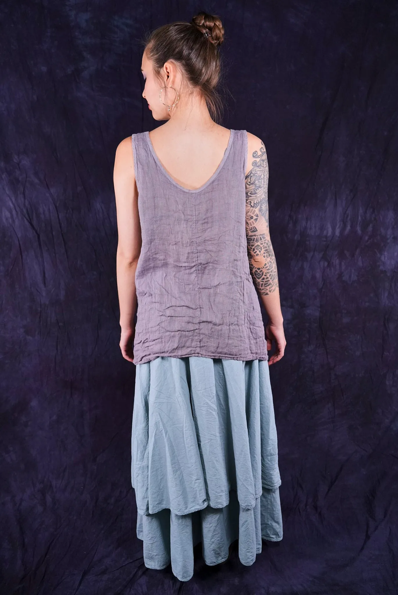 1196 Linen Tank Shantung-P