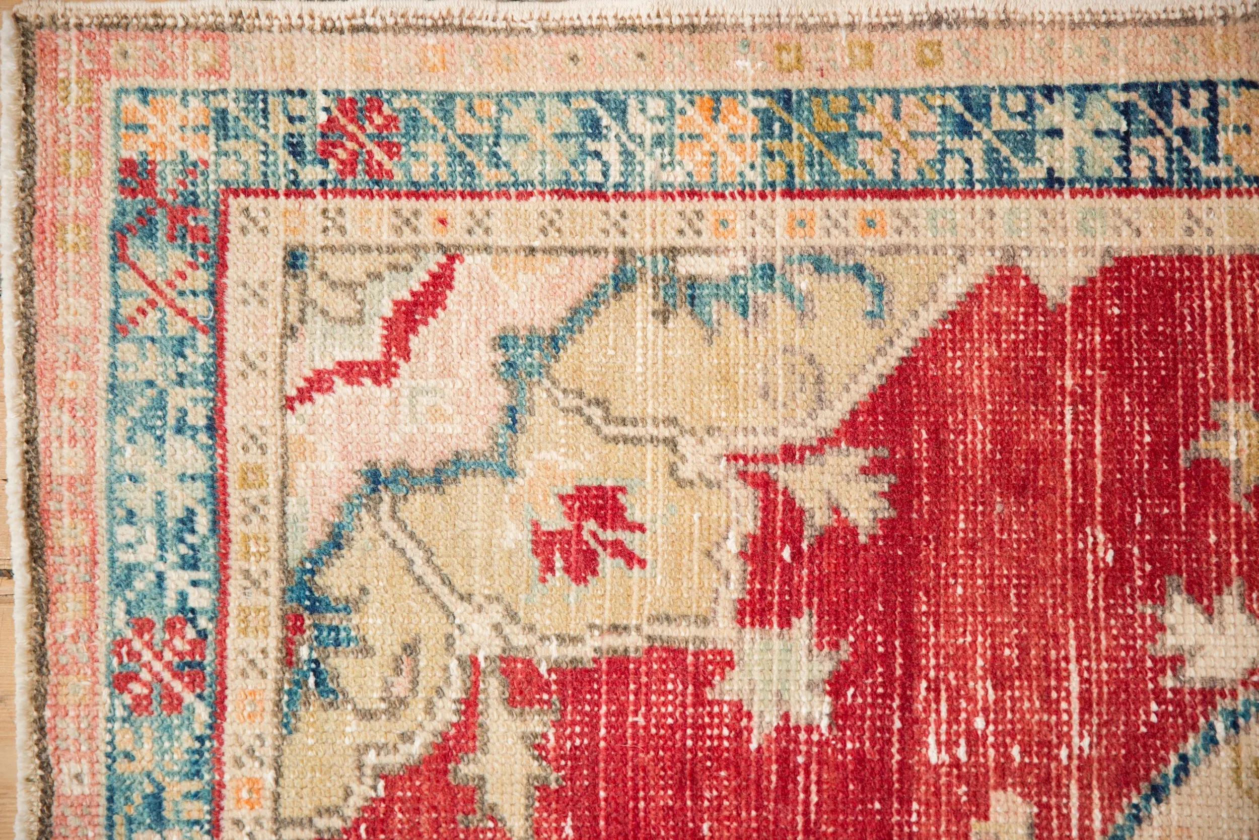 2.5x5 Vintage Distressed Oushak Rug Runner