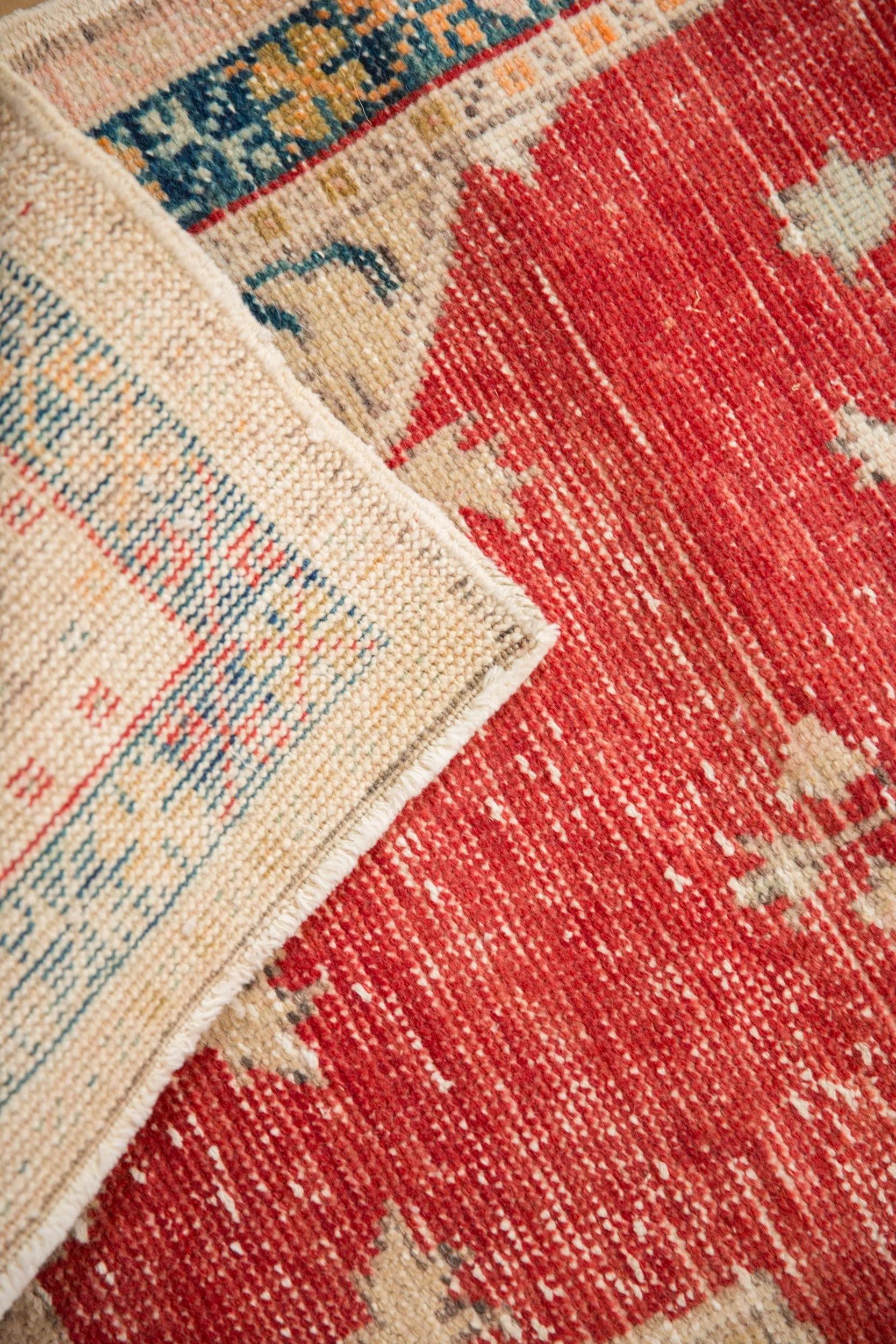 2.5x5 Vintage Distressed Oushak Rug Runner