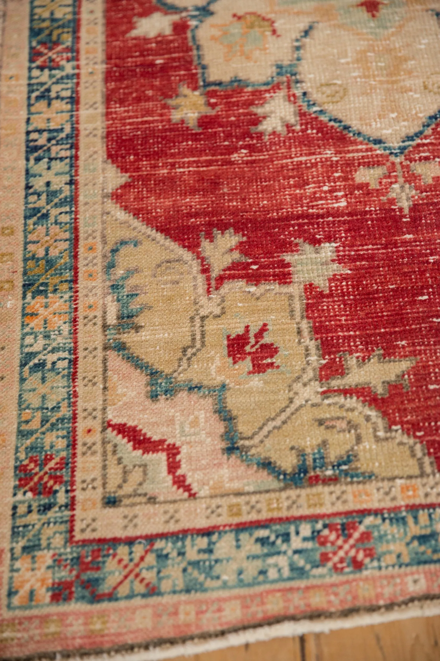 2.5x5 Vintage Distressed Oushak Rug Runner