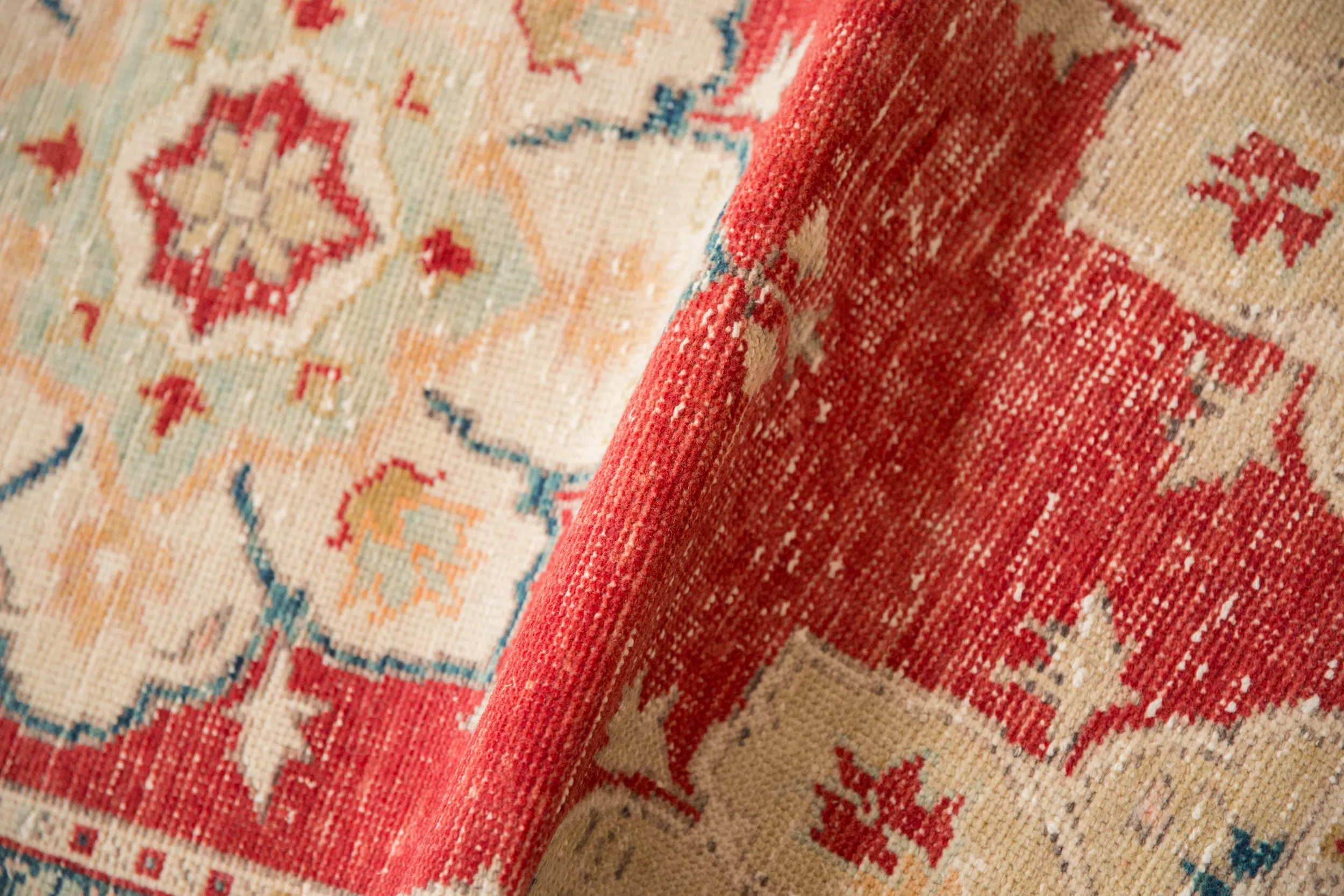 2.5x5 Vintage Distressed Oushak Rug Runner