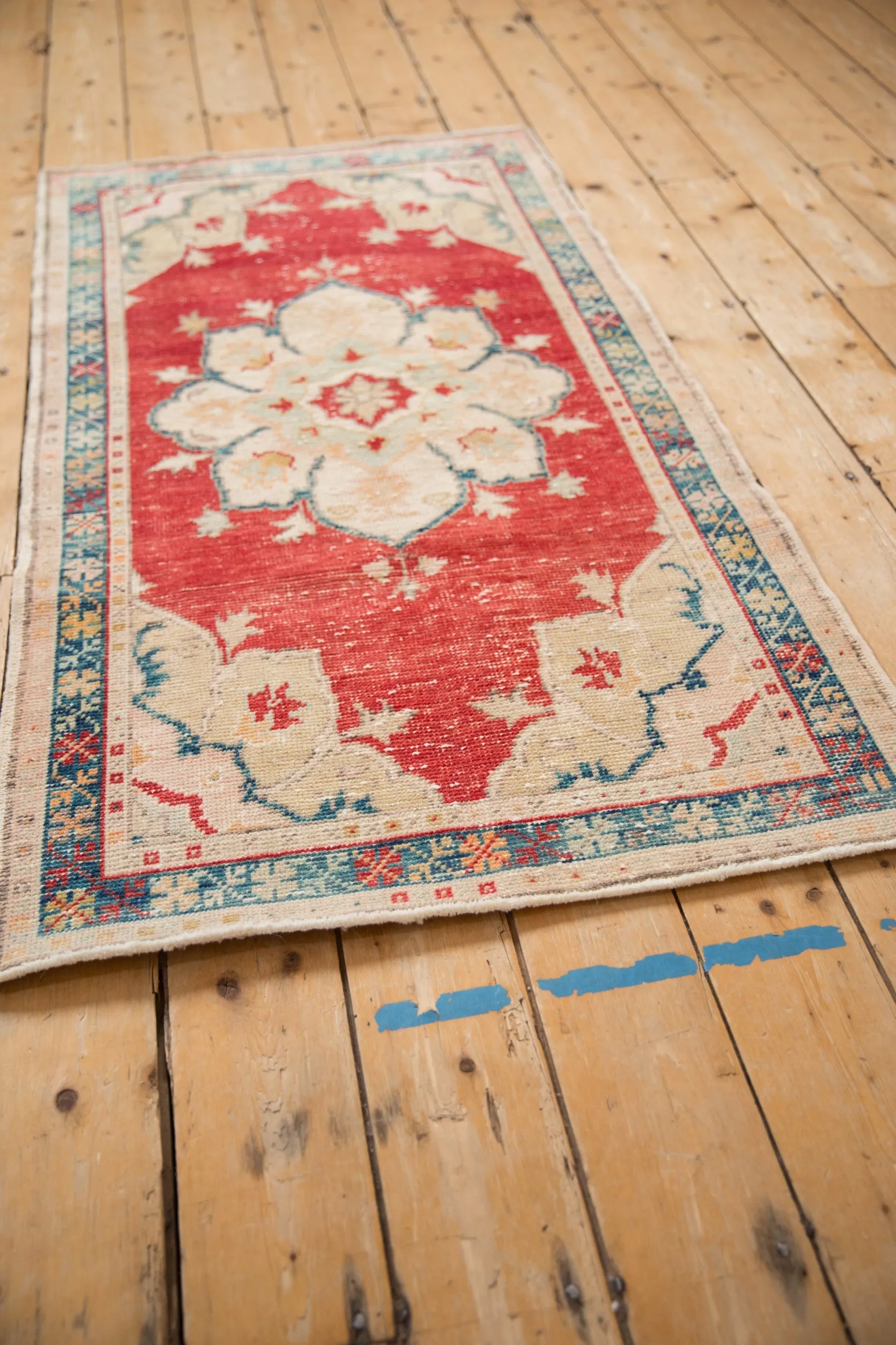 2.5x5 Vintage Distressed Oushak Rug Runner