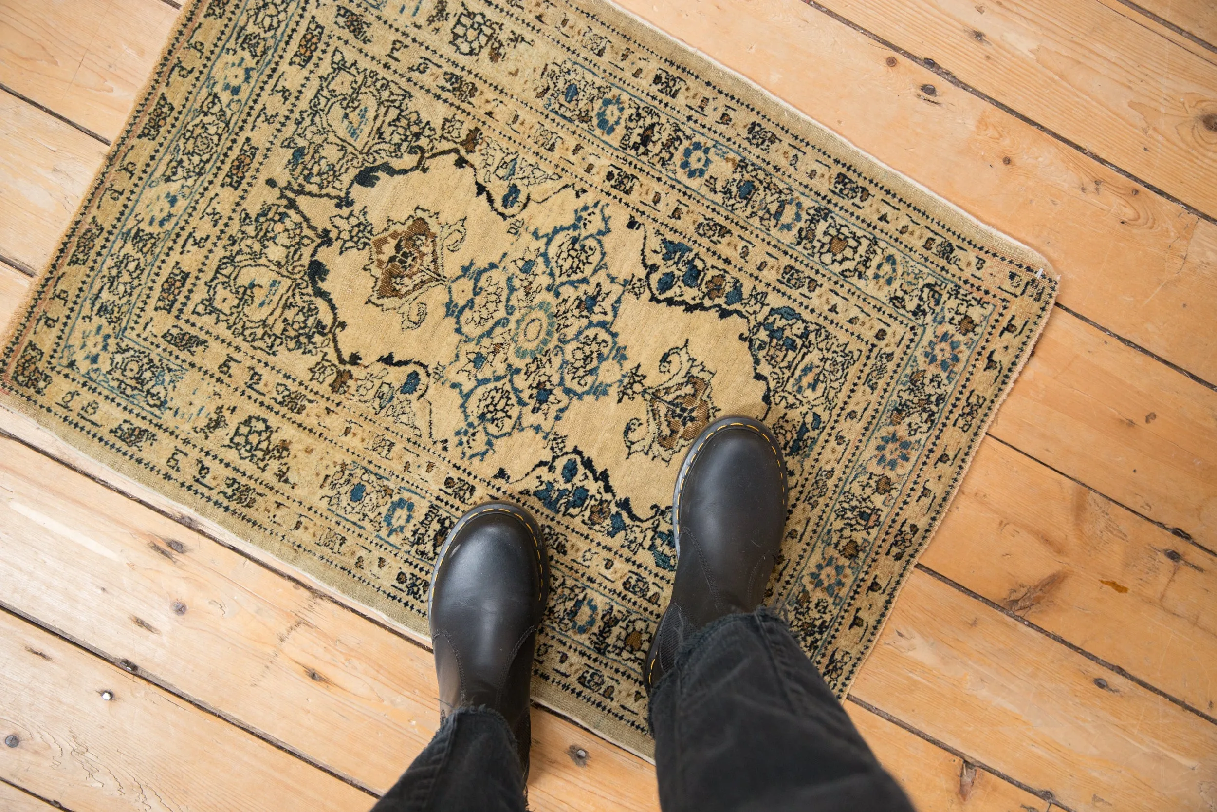 2x3 Antique Fine Tabriz Rug Mat