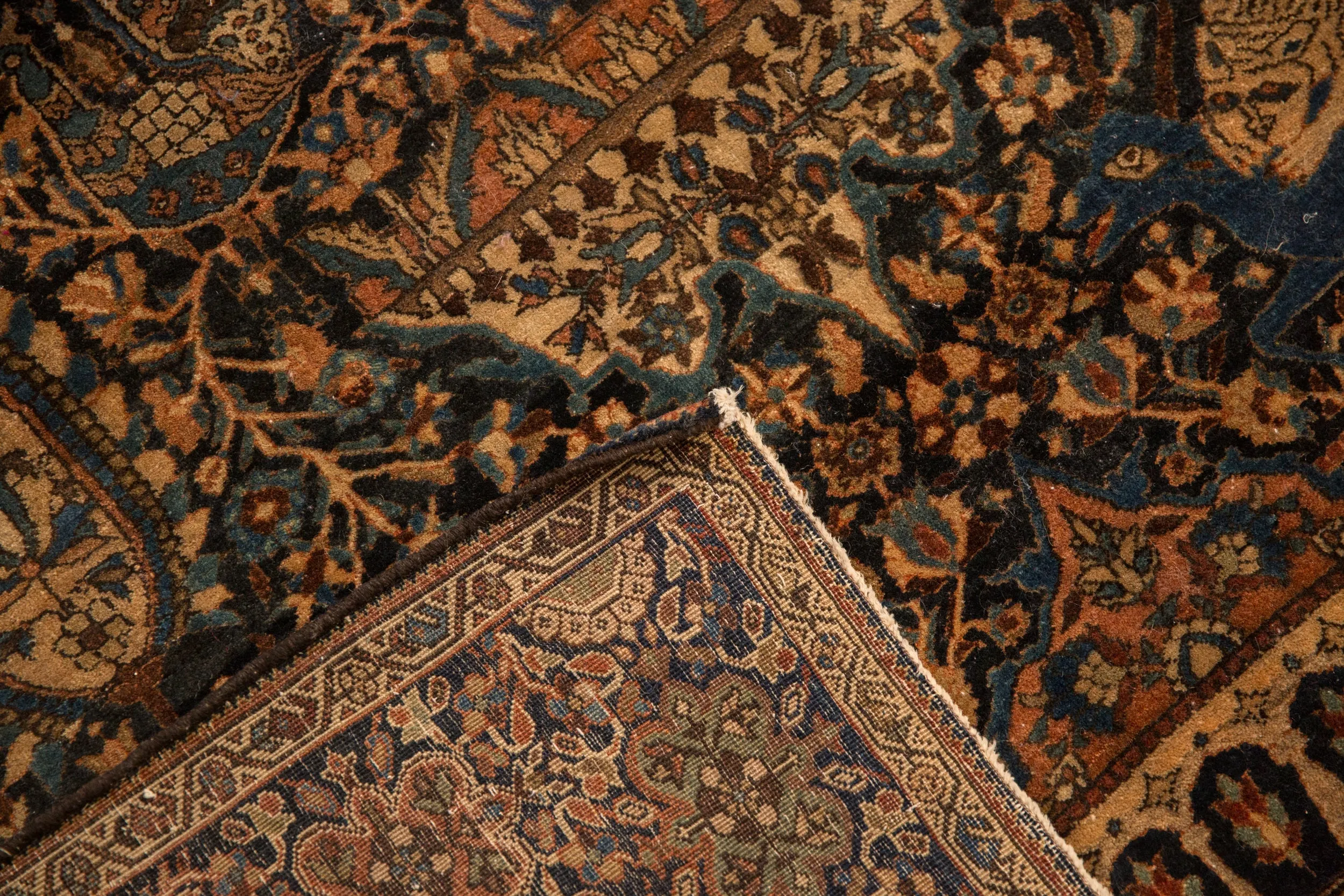 4x6 Antique Pictorial Farahan Sarouk Rug