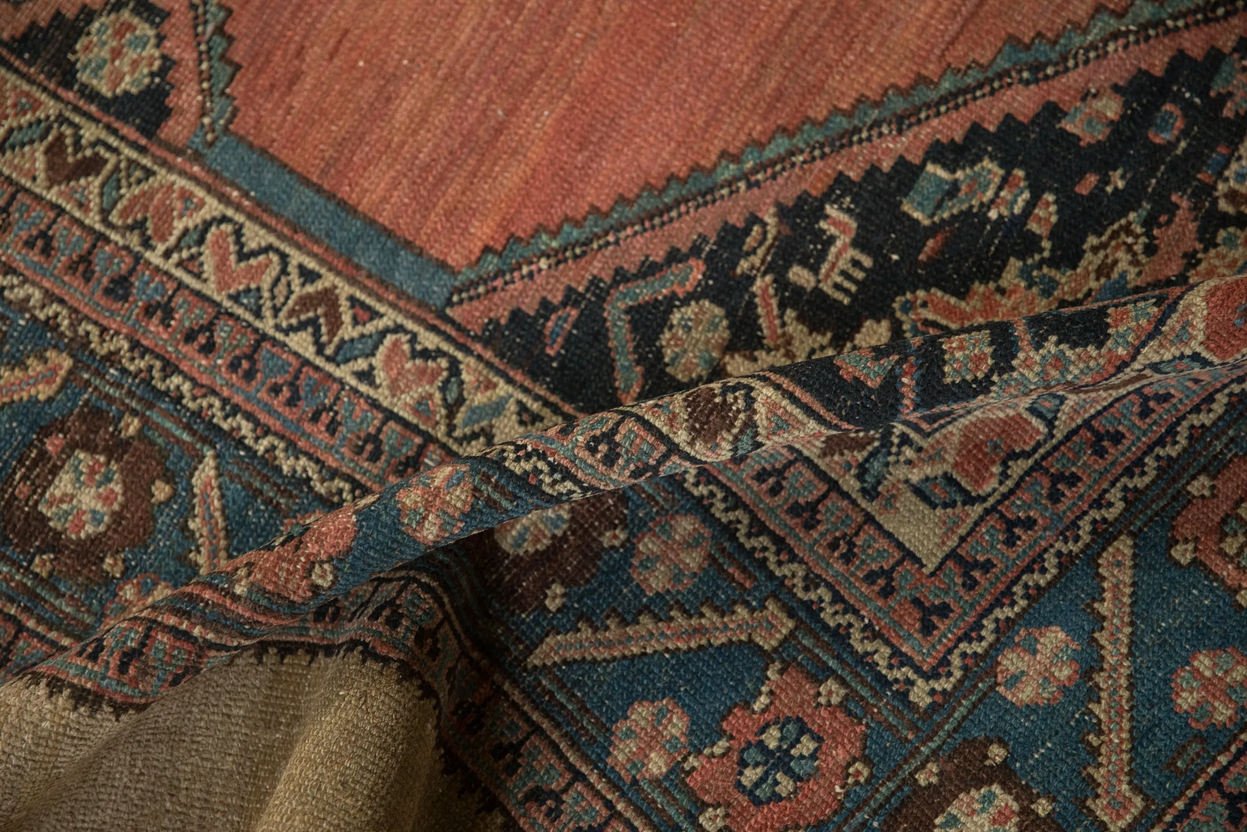 5.5x11 Antique Hamadan Rug Runner