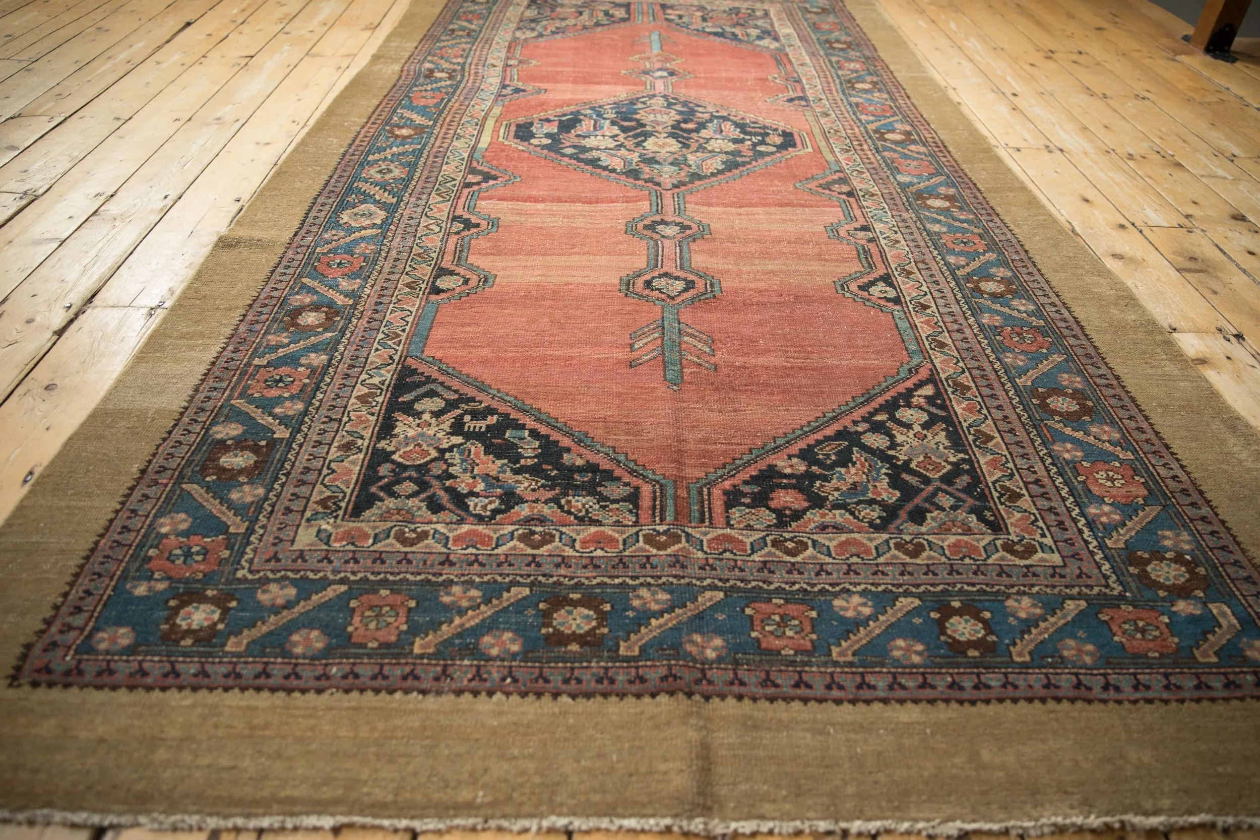 5.5x11 Antique Hamadan Rug Runner