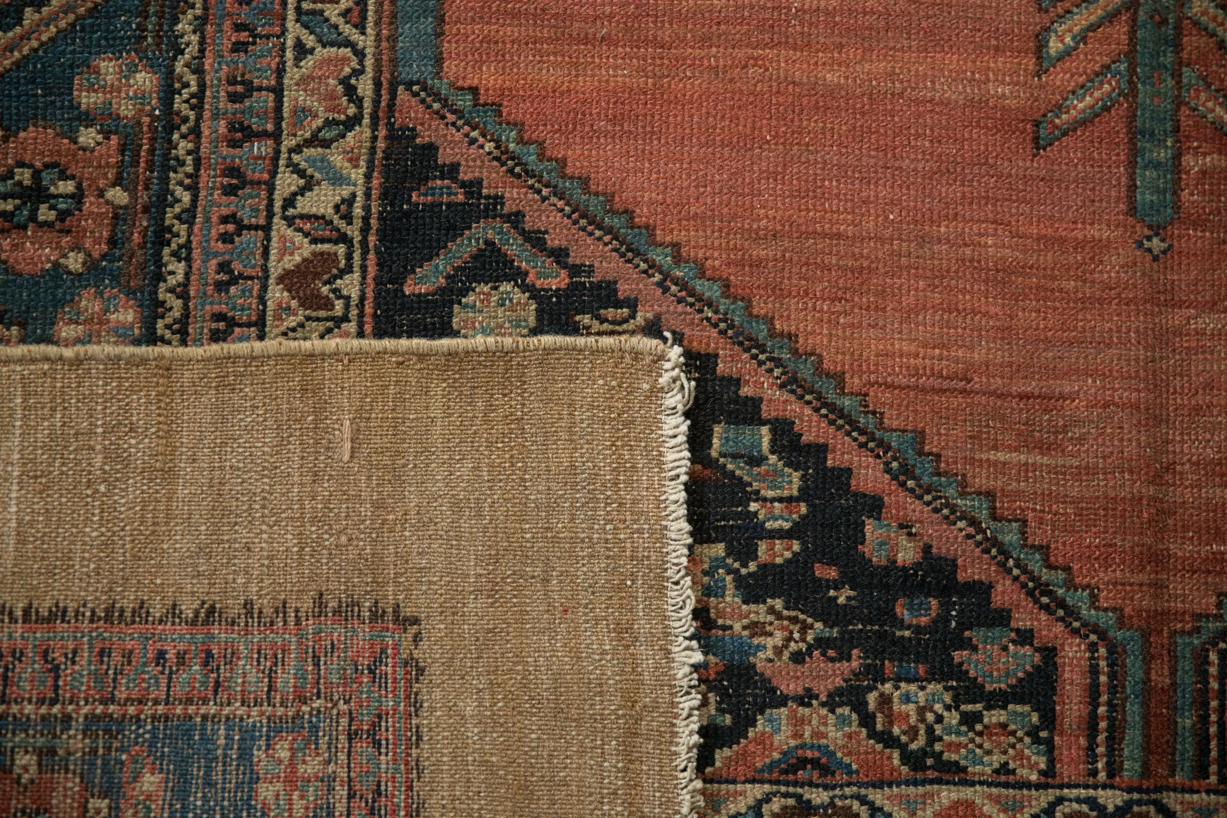 5.5x11 Antique Hamadan Rug Runner