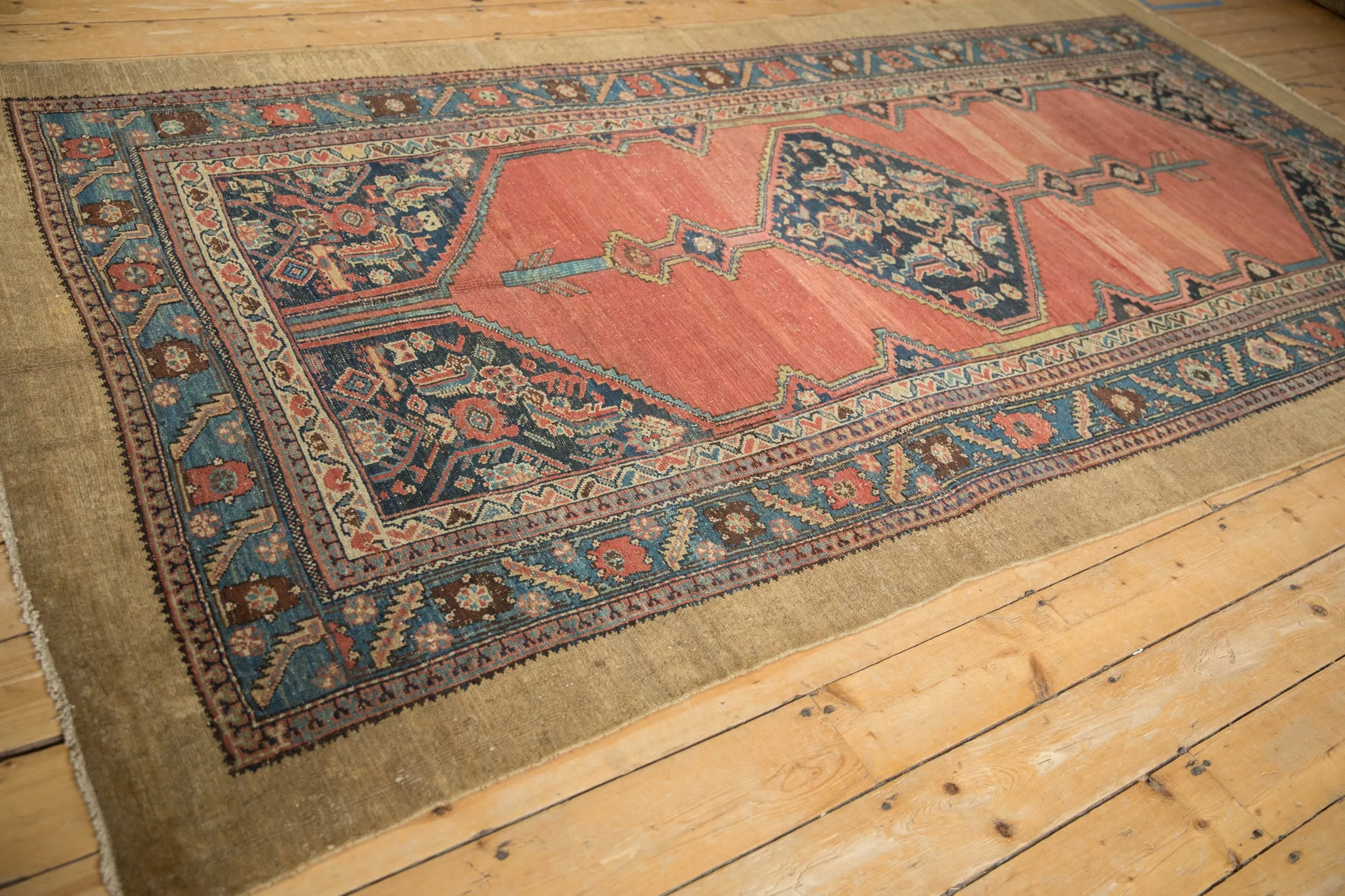 5.5x11 Antique Hamadan Rug Runner