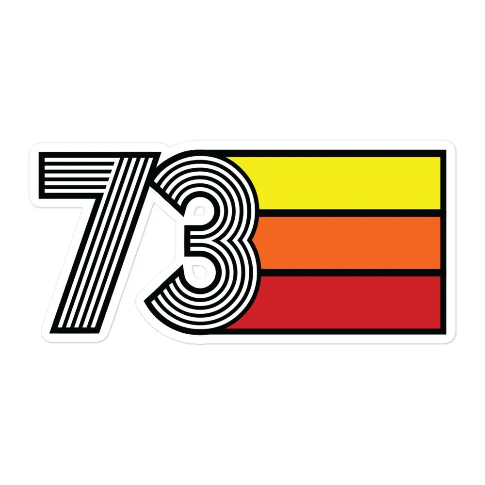 73 - 1973 Retro Tri- Line Decal Decoration Bubble-free Vinyl stickers