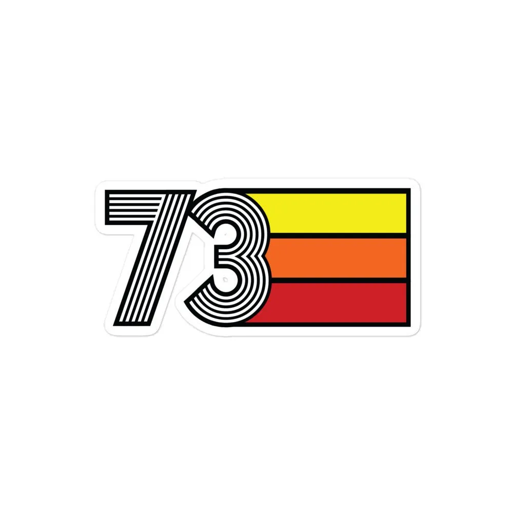73 - 1973 Retro Tri- Line Decal Decoration Bubble-free Vinyl stickers
