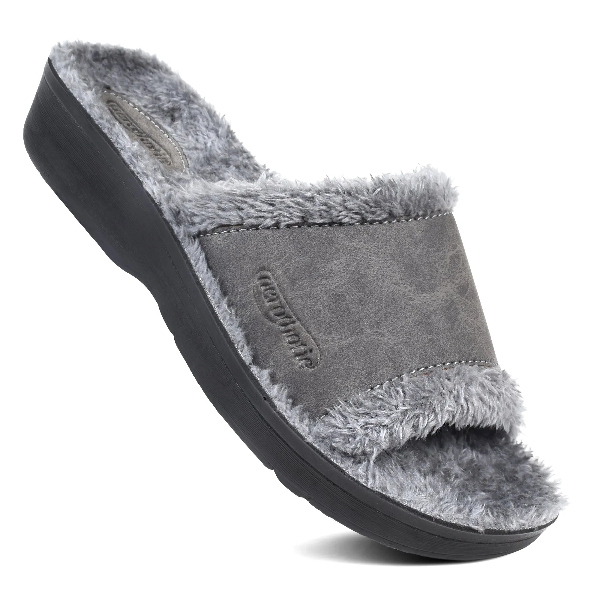 Aerothotic - Aspen Fuzzy Strap Women's Slipper
