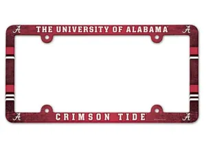 Alabama Crimson Tide License Plate Frame - Full Color