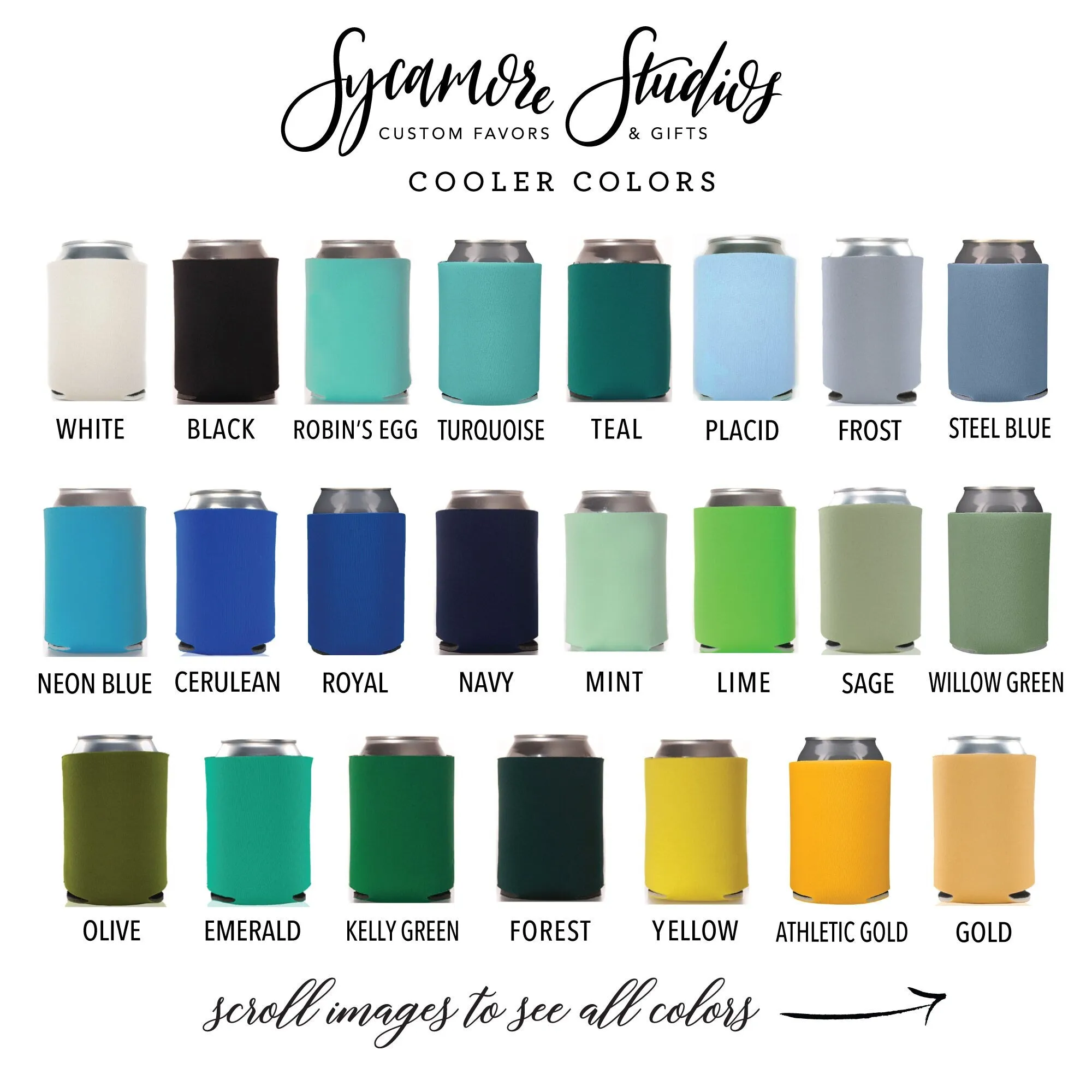 Anchor - Wedding Can Cooler #30R