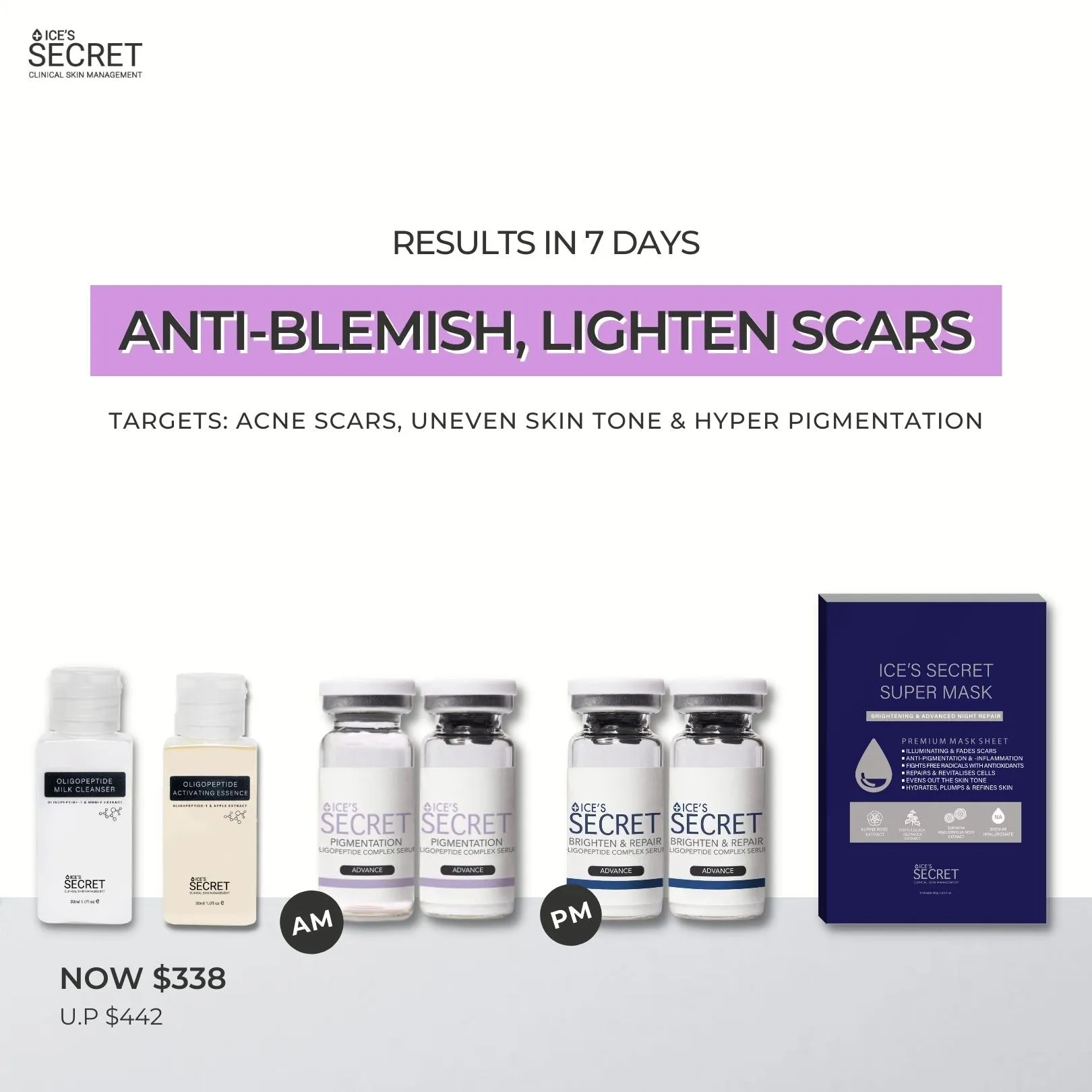 Anti-Blemish, Lighten Scars Kit