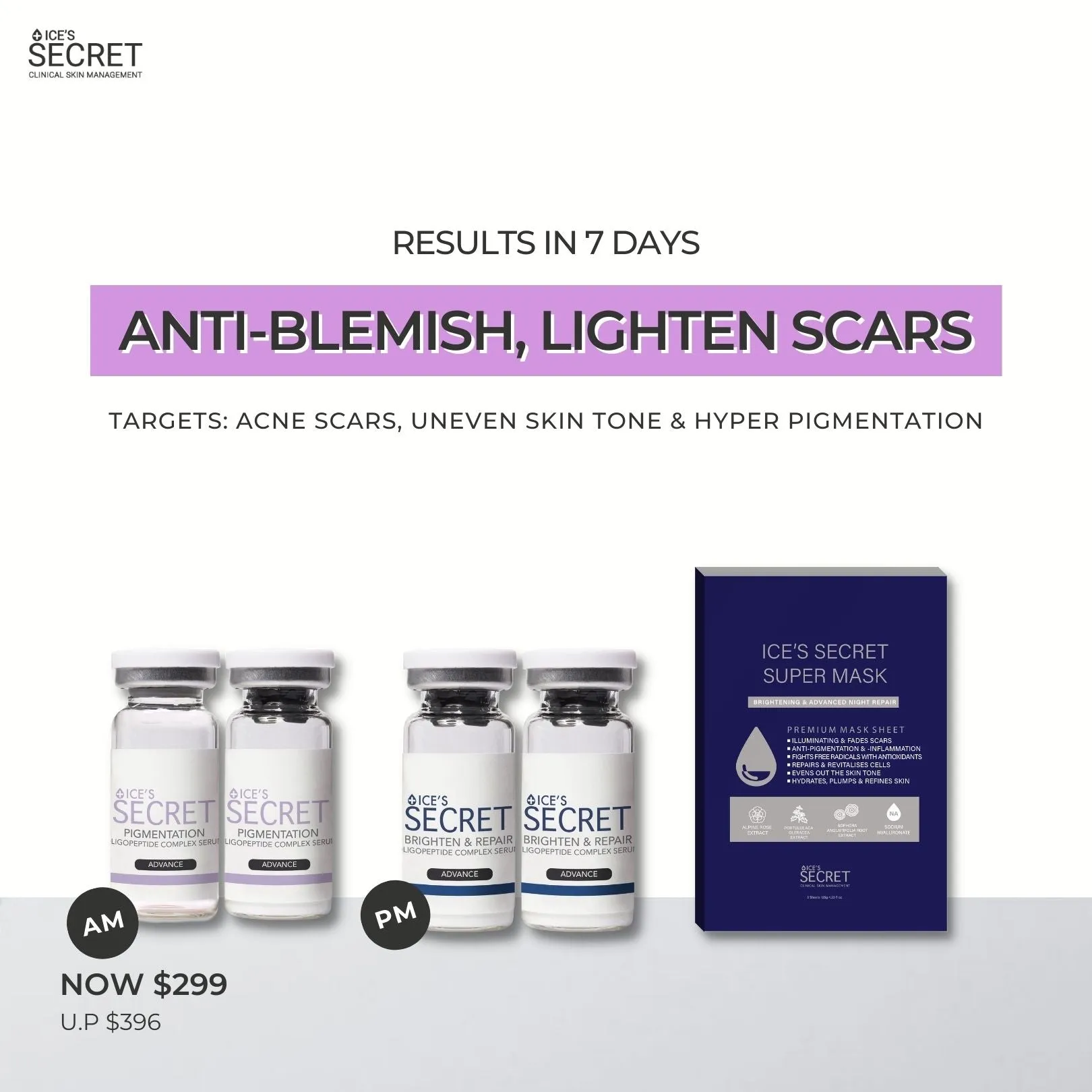Anti-Blemish, Lighten Scars Kit