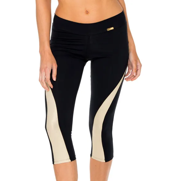 BARACOA - Gold Cut Out Capri