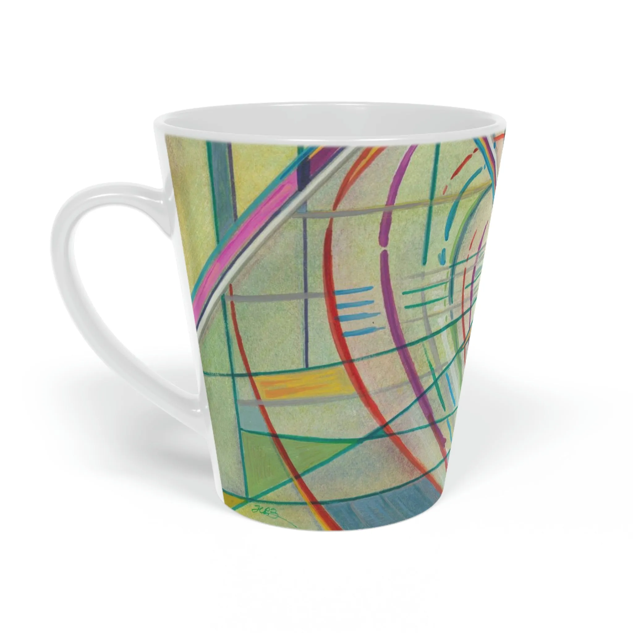 Be Alright Latte Mug, 12oz