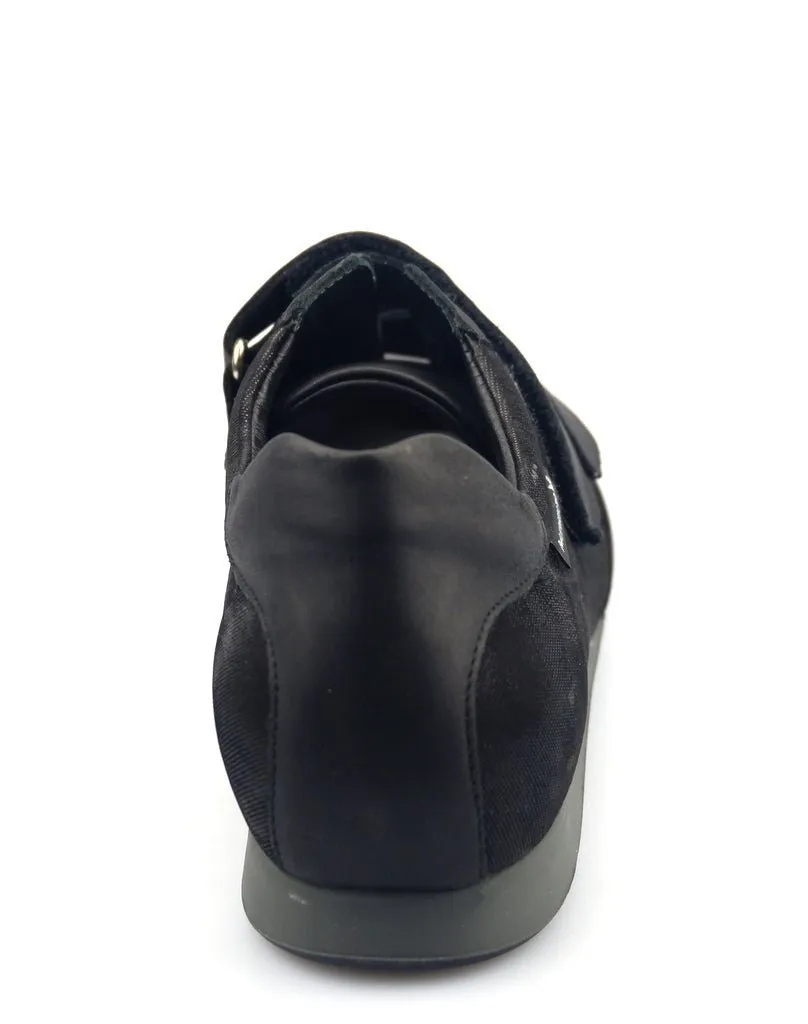 'Bea' women's strap sneaker - black