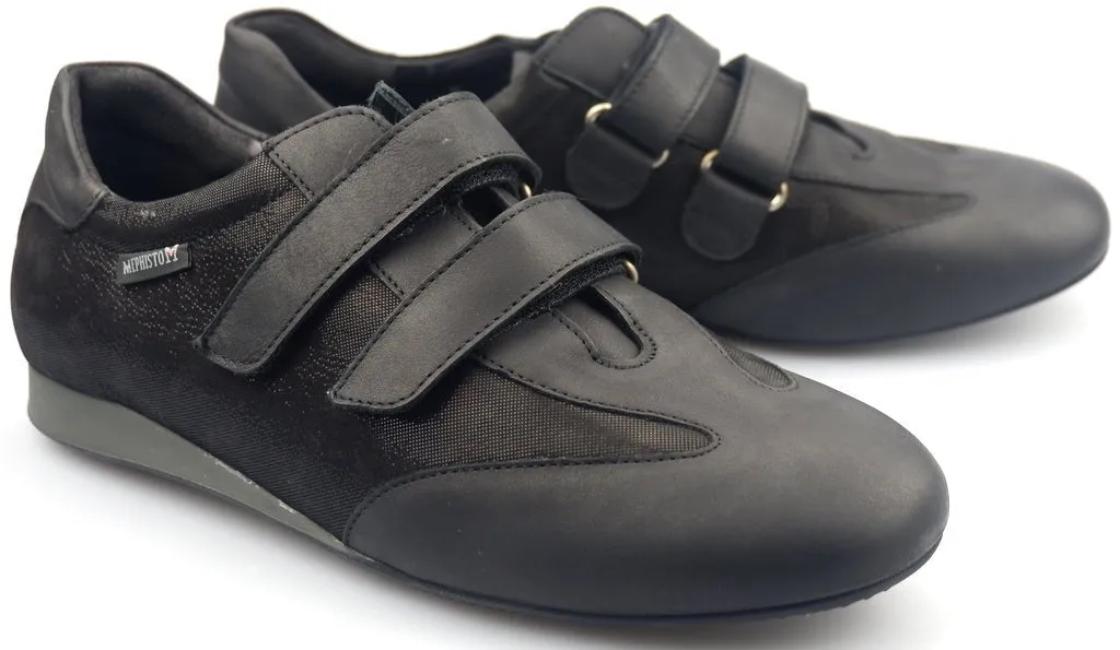 'Bea' women's strap sneaker - black