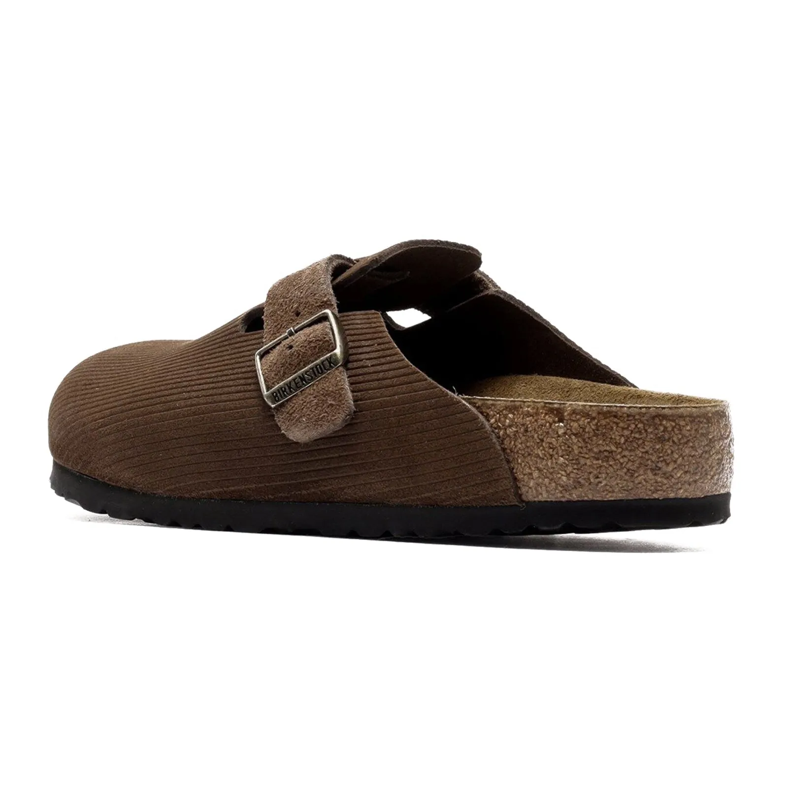 Birkenstock Boston BS Suede Leather Embossed Unisex Slippers Sandals - UK 5 - US 7 Women / 5 Men - EU 38