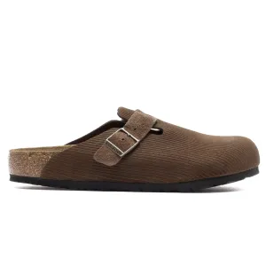 Birkenstock Boston BS Suede Leather Embossed Unisex Slippers Sandals - UK 5 - US 7 Women / 5 Men - EU 38