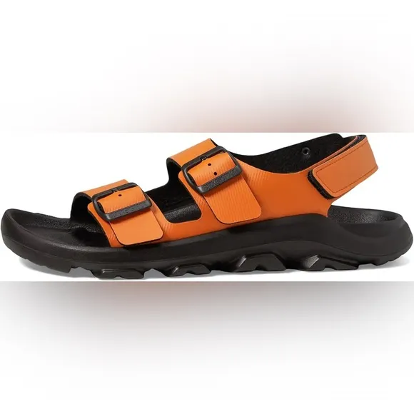 Birkenstock waterproof mogami terra sandals in burnt orange