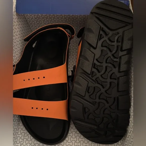Birkenstock waterproof mogami terra sandals in burnt orange