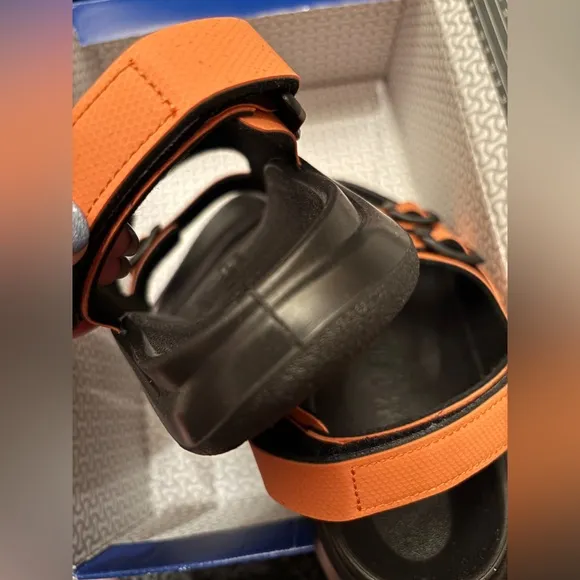 Birkenstock waterproof mogami terra sandals in burnt orange