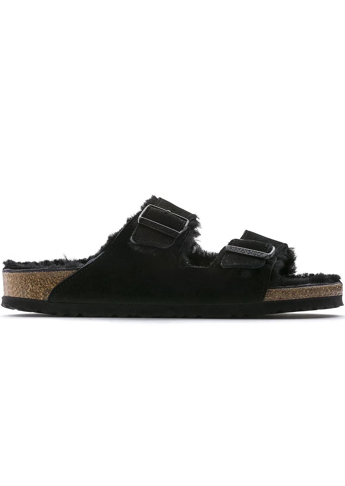 Birkenstock Women's Arizona Shearling Suede Narrow Sandals