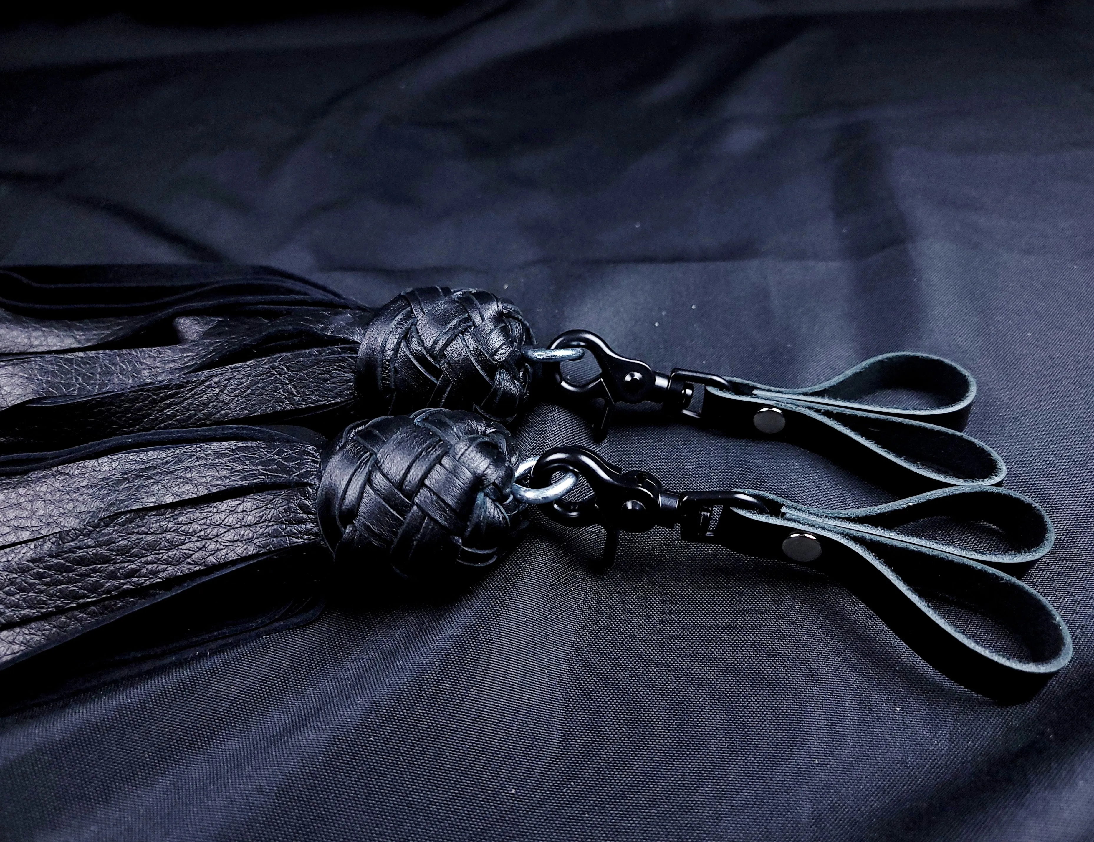 Black Deer Finger Floggers- Made to Order