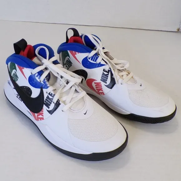 BRAND NEW NIKE TEAM HUSTLE D9 YOUTH MULTIPLE COLORED SNEAKERS