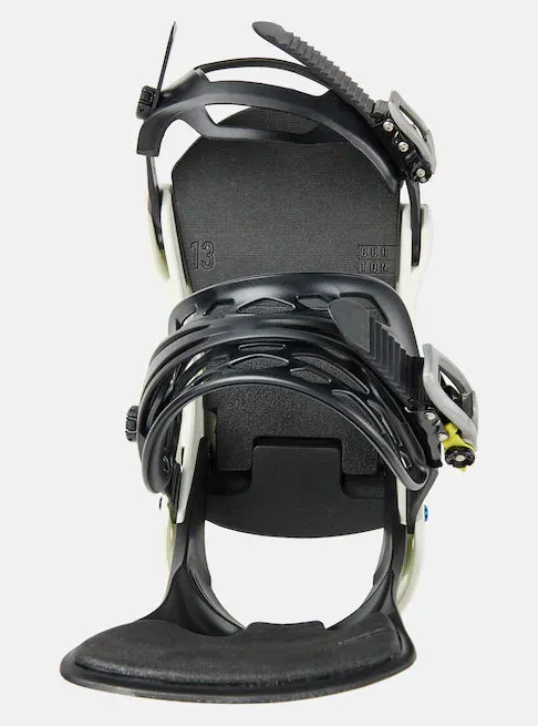 Burton Cartel Snowboard Bindings Mens White / Graphic