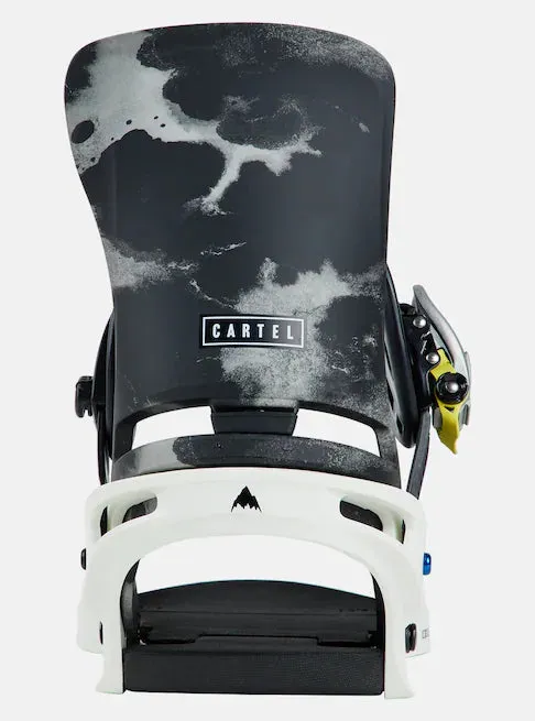 Burton Cartel Snowboard Bindings Mens White / Graphic