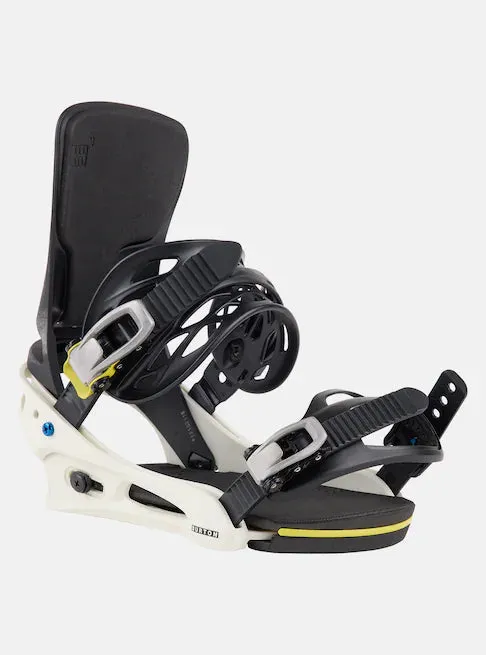 Burton Cartel Snowboard Bindings Mens White / Graphic