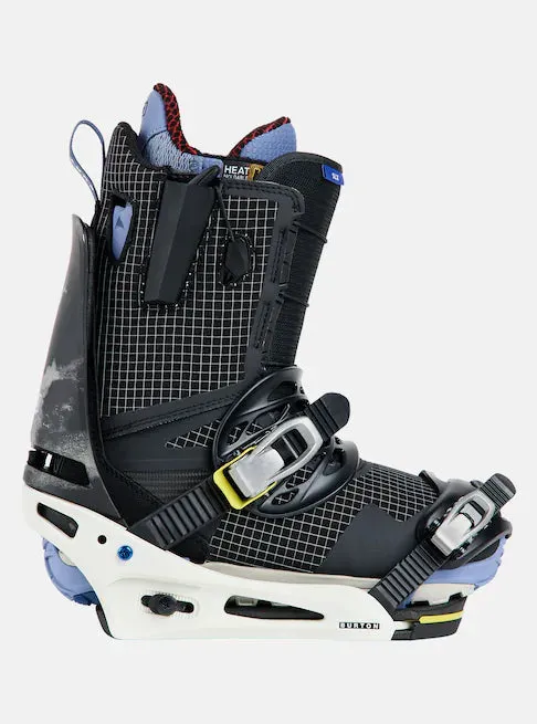 Burton Cartel Snowboard Bindings Mens White / Graphic