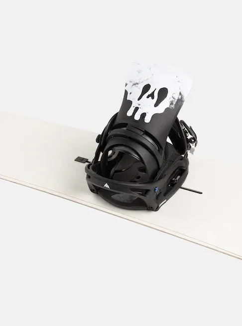 Burton Cartel X EST Snowboard Bindings Mens Black / White / Graphic