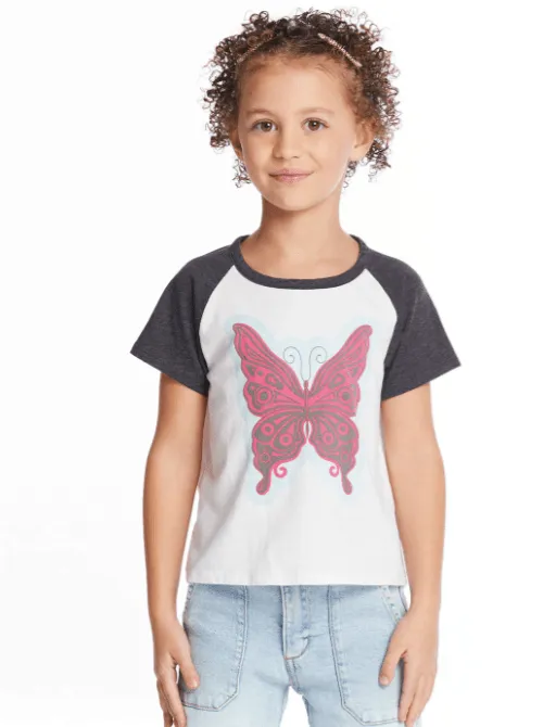 Butterfly Top by Chaser Kids | White