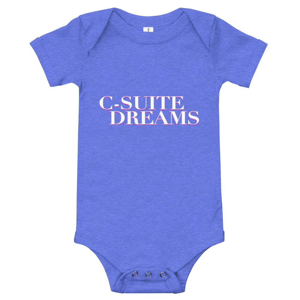 C-Suite Baby Dreams Onesie