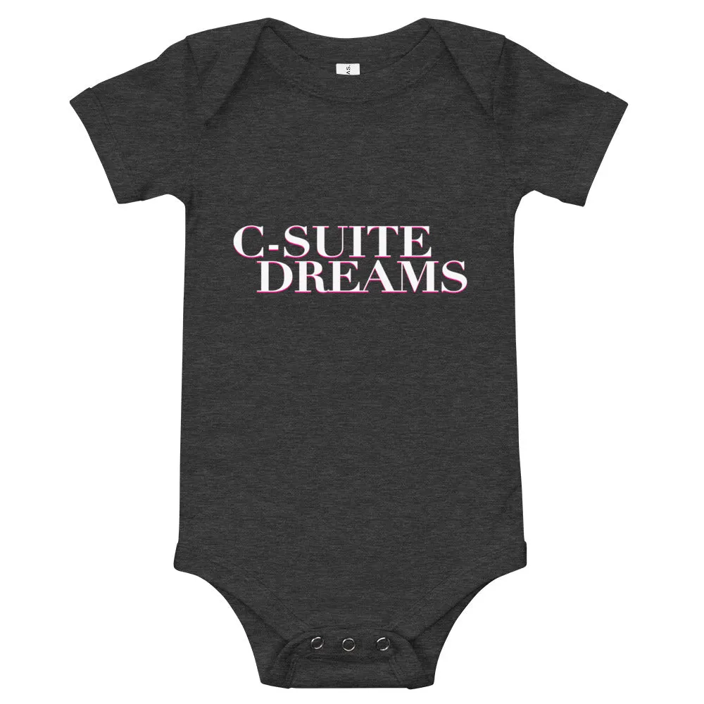 C-Suite Baby Dreams Onesie