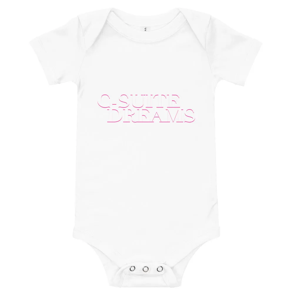 C-Suite Baby Dreams Onesie