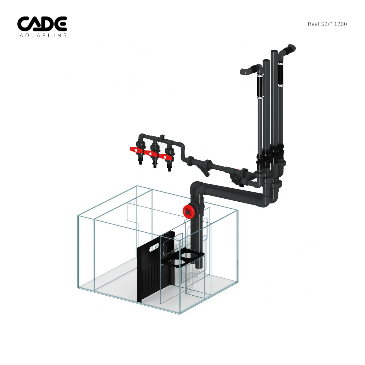CADE Reef Peninsula S2 1200 (P1200) - Black