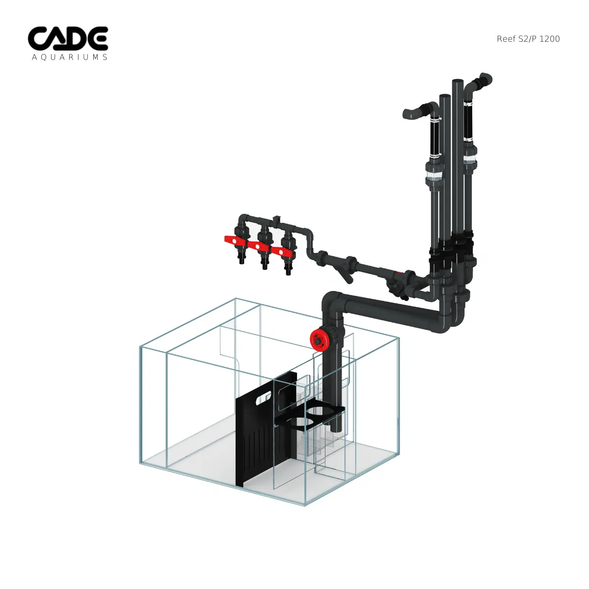 CADE Reef Peninsula S2 1200 (P1200) - Black
