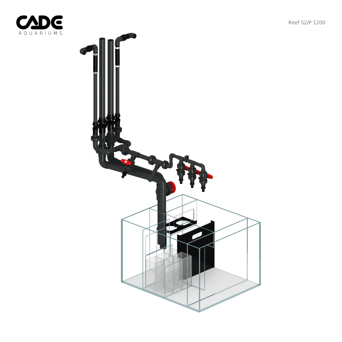 CADE Reef Peninsula S2 1200 (P1200) - Black