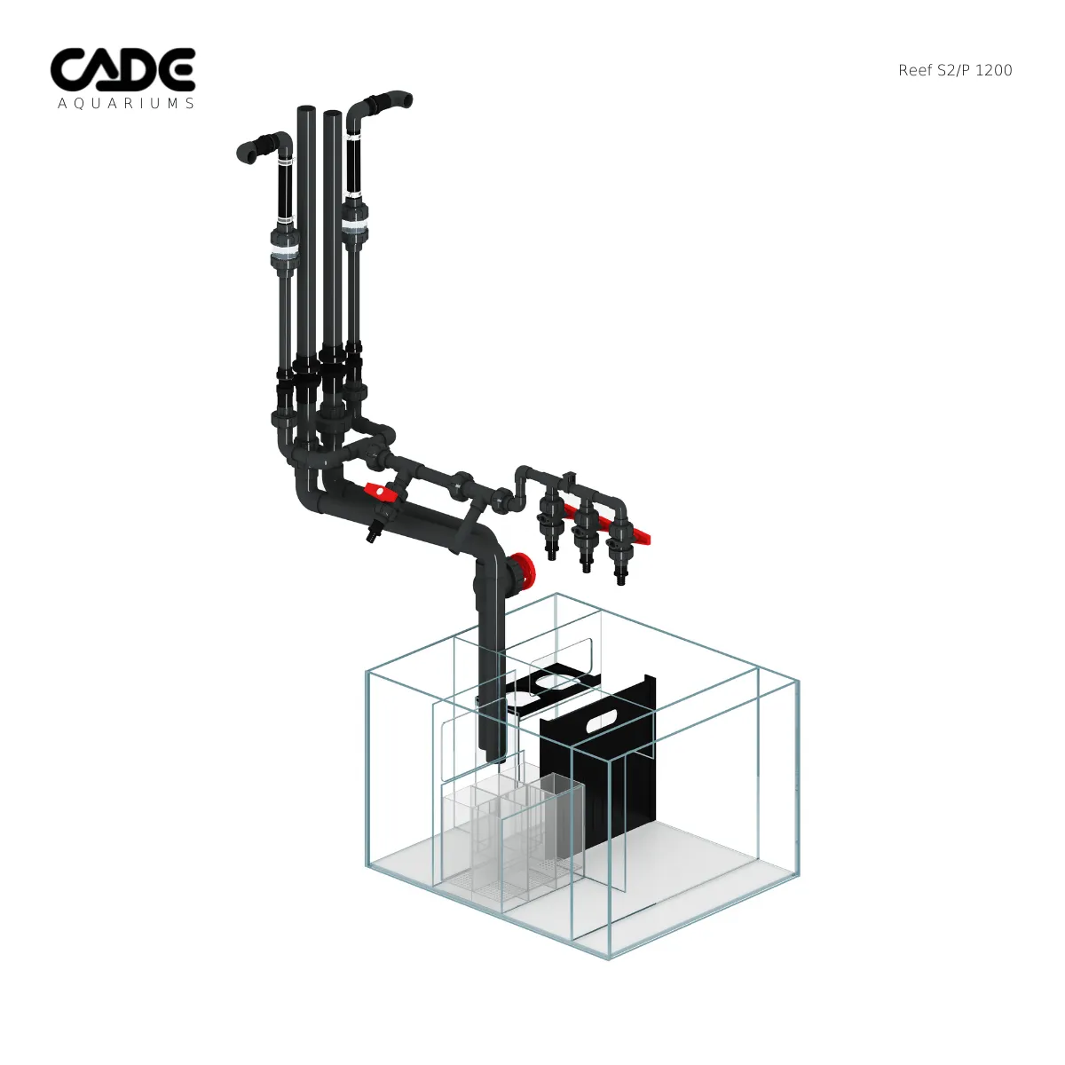 CADE Reef Peninsula S2 1200 (P1200) - Black