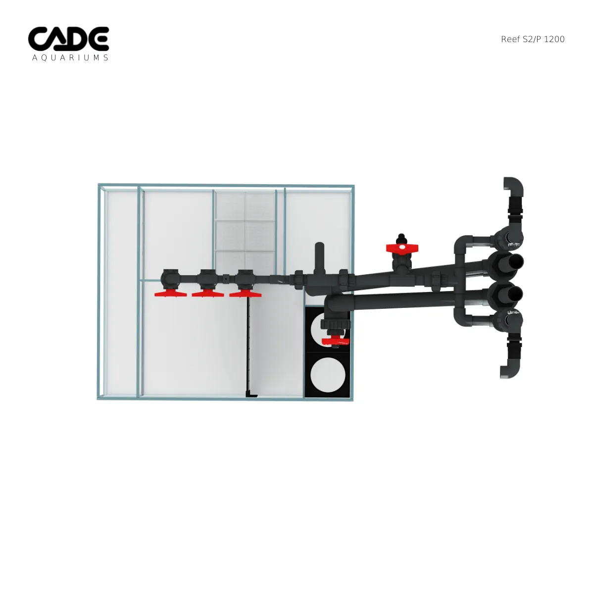 CADE Reef Peninsula S2 1200 (P1200) - Black