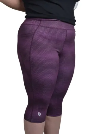 Capri Chic Chocs Taille Plus - Purple Passion