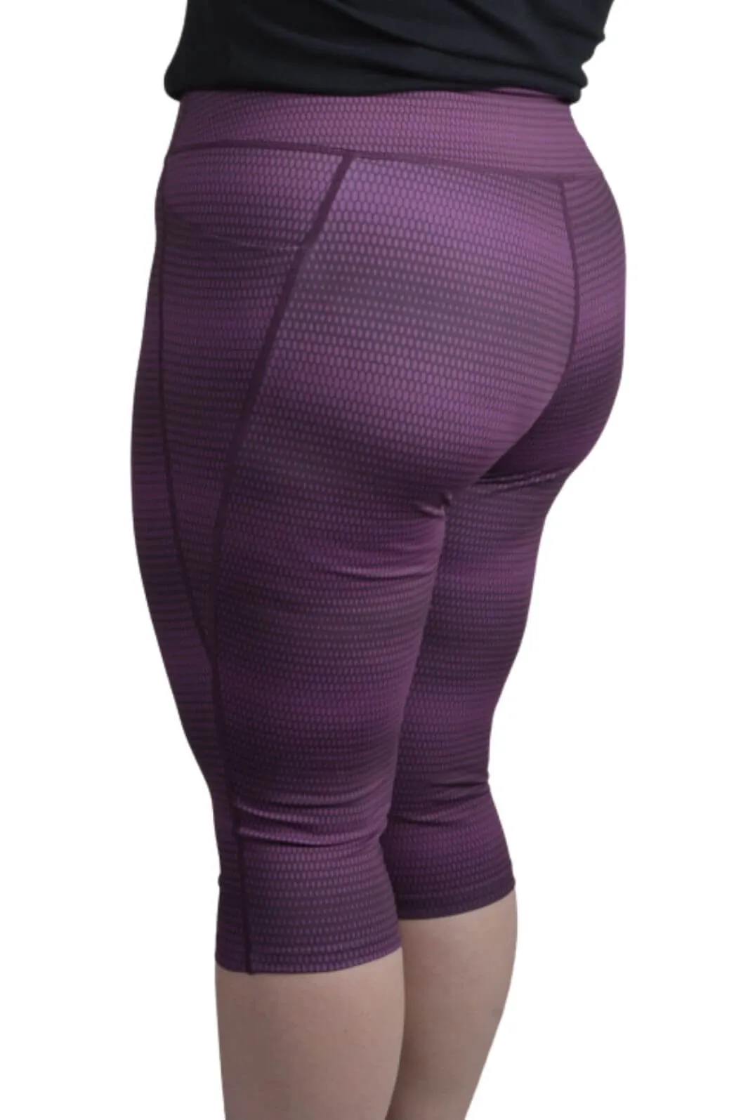 Capri Chic Chocs Taille Plus - Purple Passion