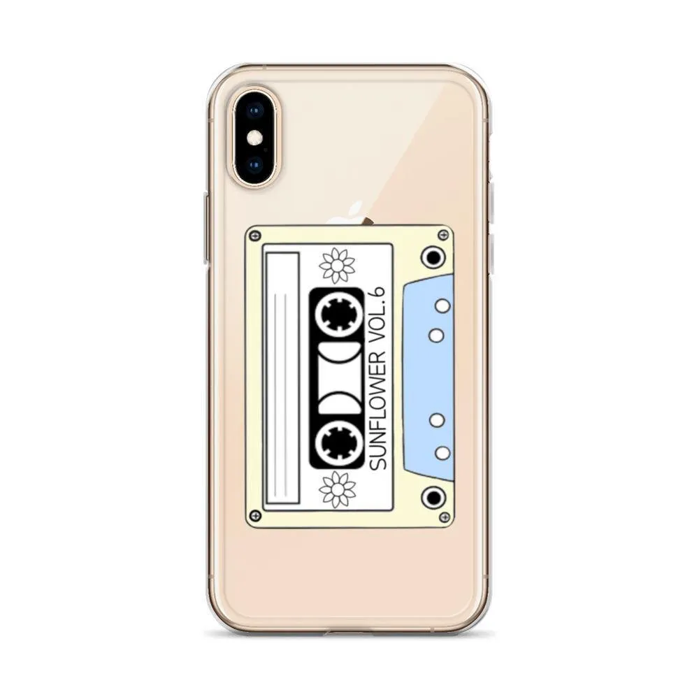 Cassette Clear iPhone Case