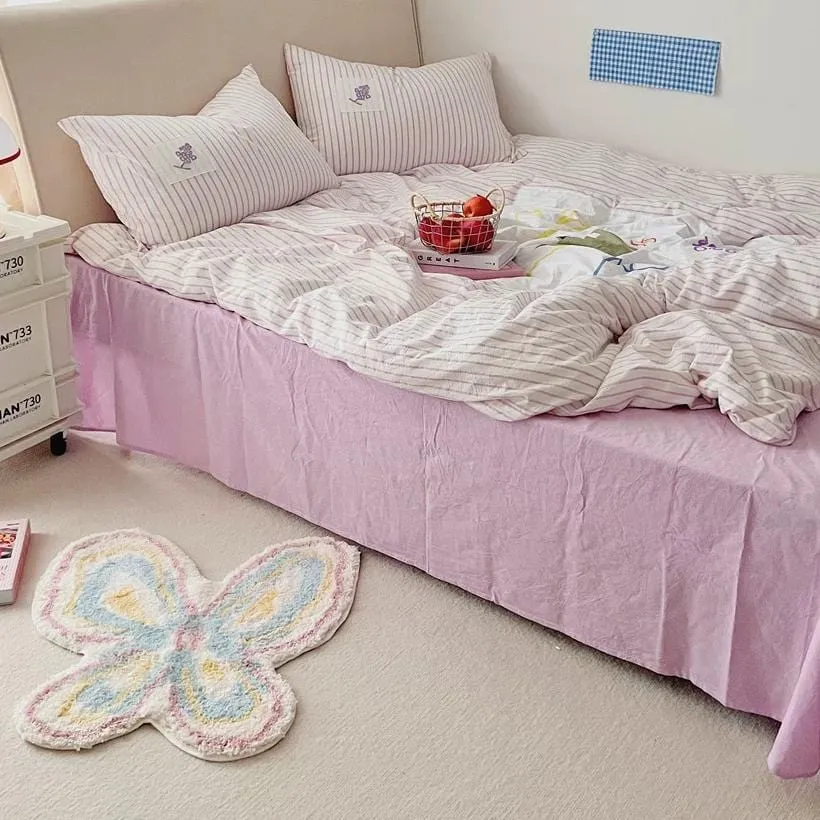 Chic Butterfly Dream Plush Rug Carpet